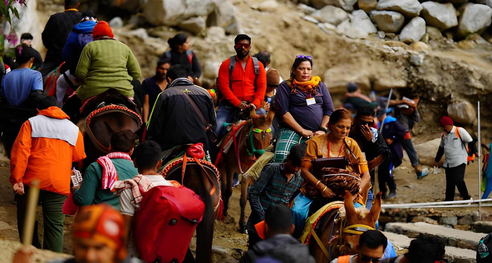Amarnath holy cave and the Pahalgam valley on the Amarnath Yatra tour package